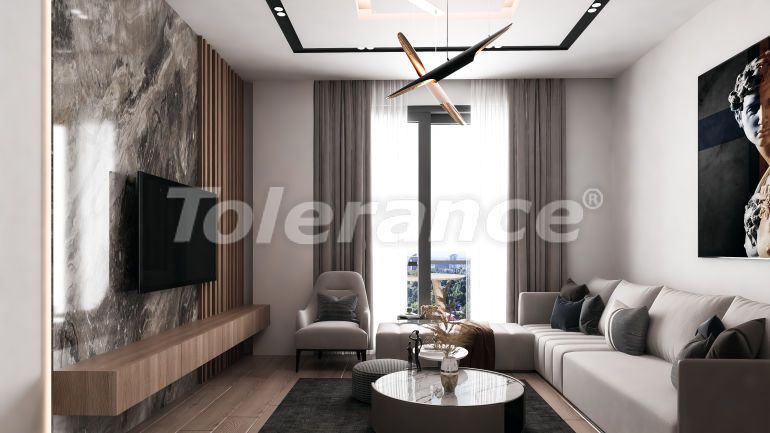 Квартира от застройщика в Алтынташ, Анталия с бассейном: купить недвижимость в Турции - 46506