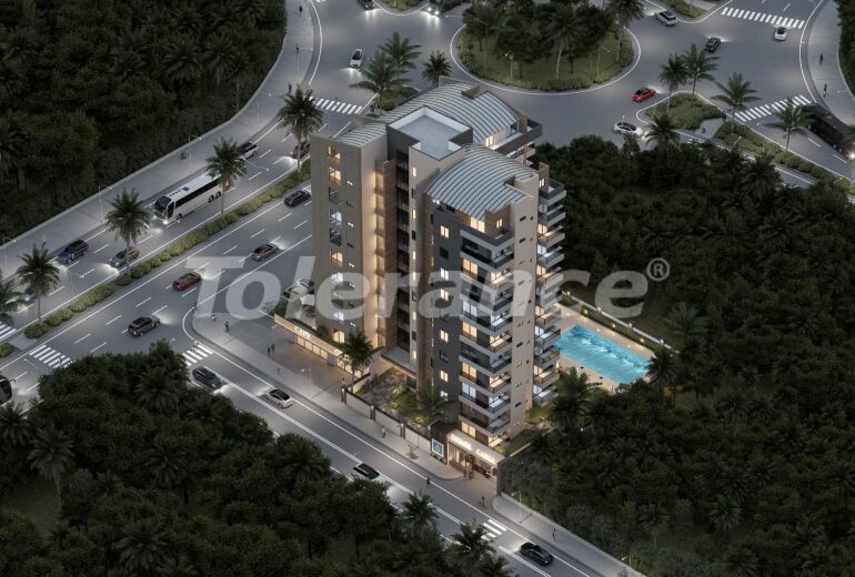 Квартира от застройщика в Алтынташ, Анталия с бассейном: купить недвижимость в Турции - 55124