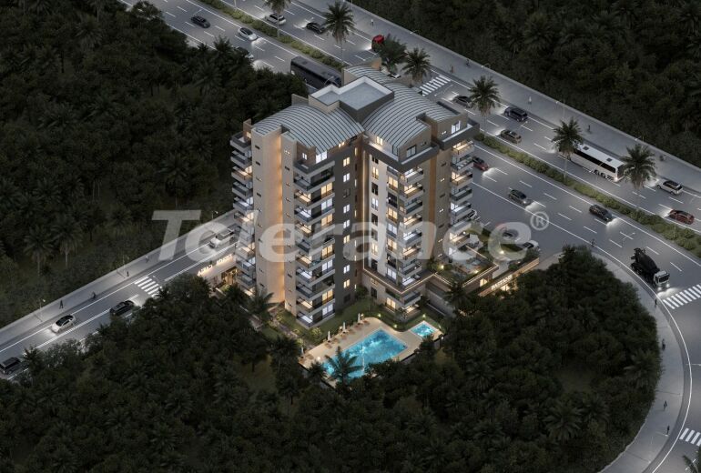 Квартира от застройщика в Алтынташ, Анталия с бассейном: купить недвижимость в Турции - 55129