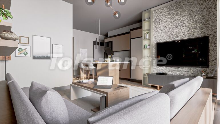 Квартира от застройщика в Алтынташ, Анталия с бассейном: купить недвижимость в Турции - 55716