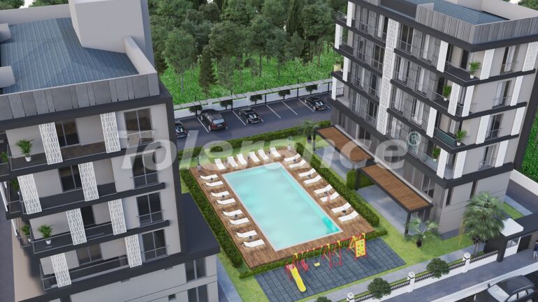 Квартира от застройщика в Алтынташ, Анталия с бассейном в рассрочку: купить недвижимость в Турции - 55773