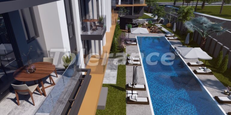 Квартира от застройщика в Алтынташ, Анталия с бассейном: купить недвижимость в Турции - 57162