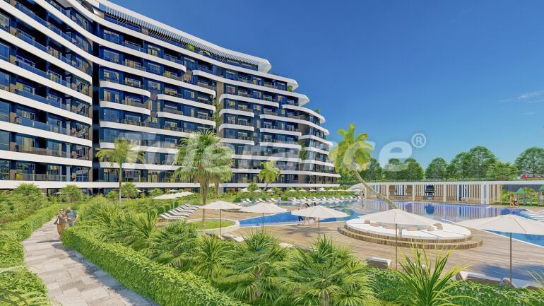 Квартира от застройщика в Алтынташ, Анталия с бассейном в рассрочку: купить недвижимость в Турции - 59460