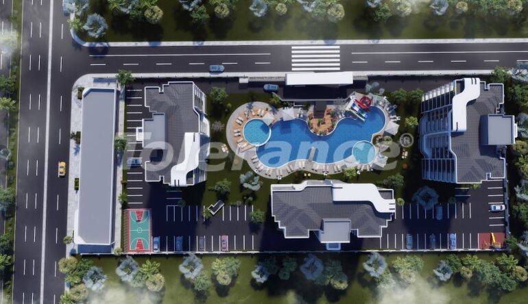 Квартира от застройщика в Алтынташ, Анталия с бассейном в рассрочку: купить недвижимость в Турции - 60246