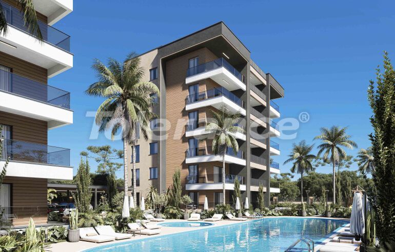 Квартира от застройщика в Алтынташ, Анталия с бассейном: купить недвижимость в Турции - 60476