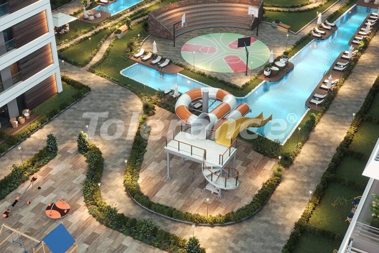 Квартира от застройщика в Алтынташ, Анталия с бассейном: купить недвижимость в Турции - 62854