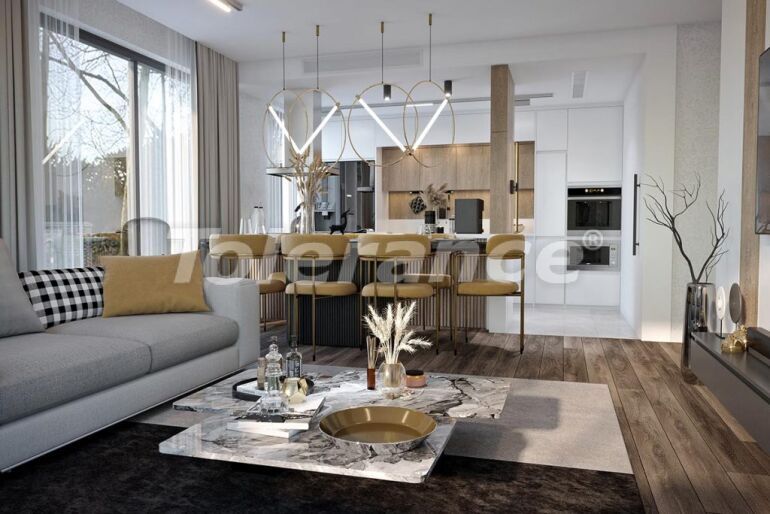 Квартира от застройщика в Алтынташ, Анталия с бассейном: купить недвижимость в Турции - 62863