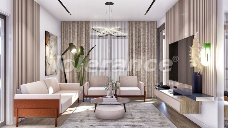 Квартира от застройщика в Алтынташ, Анталия вид на море с бассейном в рассрочку: купить недвижимость в Турции - 64006