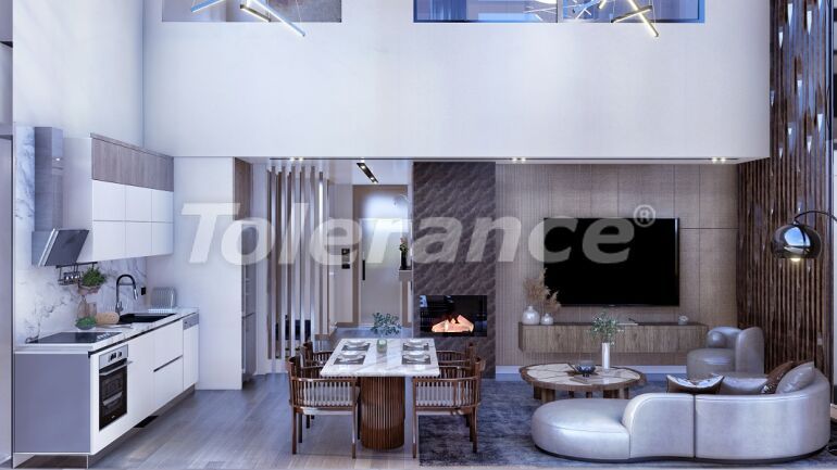 Квартира от застройщика в Алтынташ, Анталия вид на море с бассейном в рассрочку: купить недвижимость в Турции - 64009