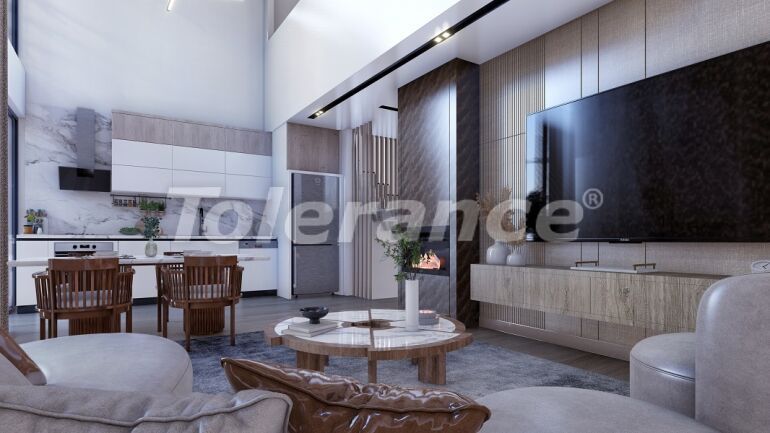 Квартира от застройщика в Алтынташ, Анталия вид на море с бассейном в рассрочку: купить недвижимость в Турции - 64010