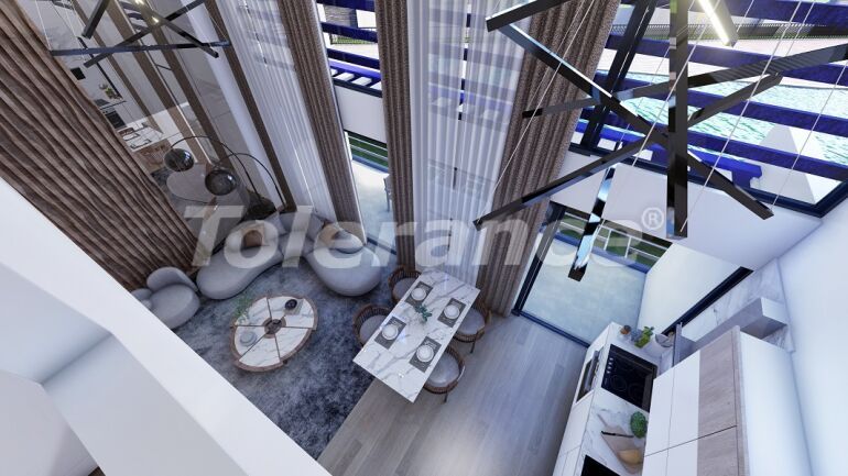 Квартира от застройщика в Алтынташ, Анталия вид на море с бассейном в рассрочку: купить недвижимость в Турции - 64017