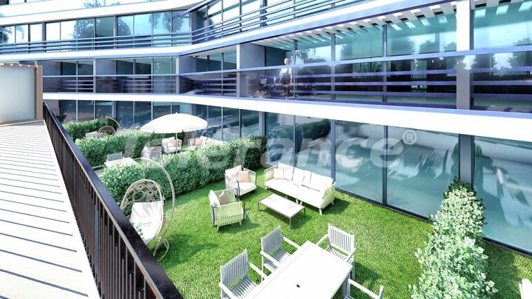 Квартира от застройщика в Алтынташ, Анталия вид на море с бассейном в рассрочку: купить недвижимость в Турции - 64021