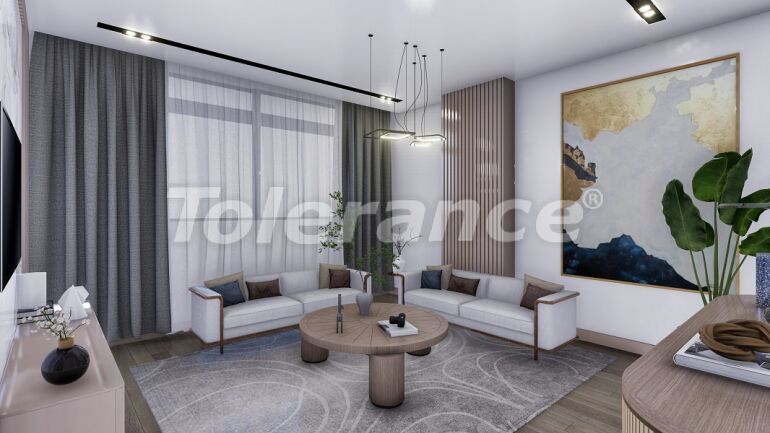 Квартира от застройщика в Алтынташ, Анталия вид на море с бассейном в рассрочку: купить недвижимость в Турции - 64023