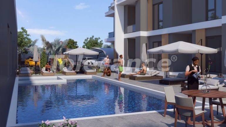 Квартира от застройщика в Алтынташ, Анталия с бассейном в рассрочку: купить недвижимость в Турции - 66123