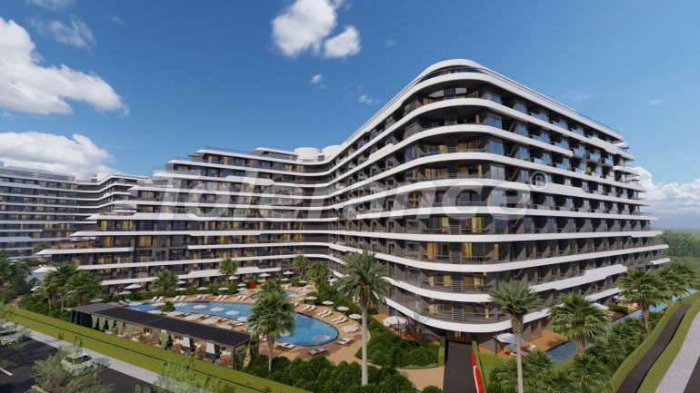 Квартира от застройщика в Алтынташ, Анталия с бассейном в рассрочку: купить недвижимость в Турции - 66179