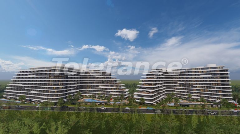 Квартира от застройщика в Алтынташ, Анталия с бассейном в рассрочку: купить недвижимость в Турции - 66181