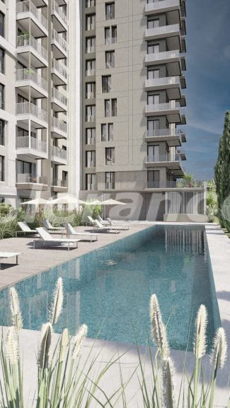 Квартира от застройщика в Алтынташ, Анталия вид на море с бассейном в рассрочку: купить недвижимость в Турции - 66632