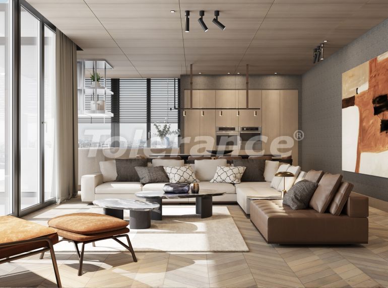 Квартира от застройщика в Алтынташ, Анталия вид на море с бассейном в рассрочку: купить недвижимость в Турции - 68239