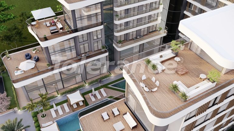 Квартира от застройщика в Алтынташ, Анталия с бассейном в рассрочку: купить недвижимость в Турции - 77767