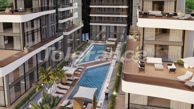 Квартира от застройщика в Алтынташ, Анталия с бассейном в рассрочку: купить недвижимость в Турции - 77774