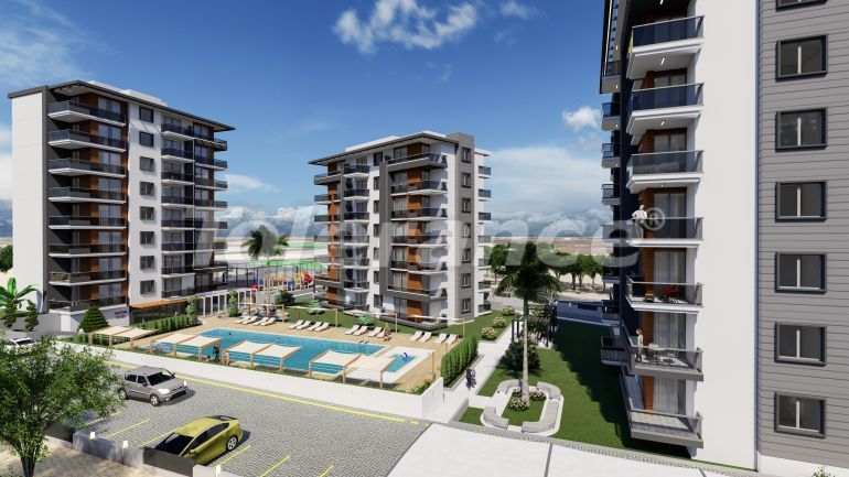 Квартира от застройщика в Алтынташ, Анталия с бассейном: купить недвижимость в Турции - 80169