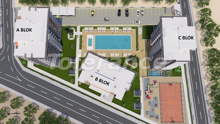 Квартира от застройщика в Алтынташ, Анталия с бассейном: купить недвижимость в Турции - 80176