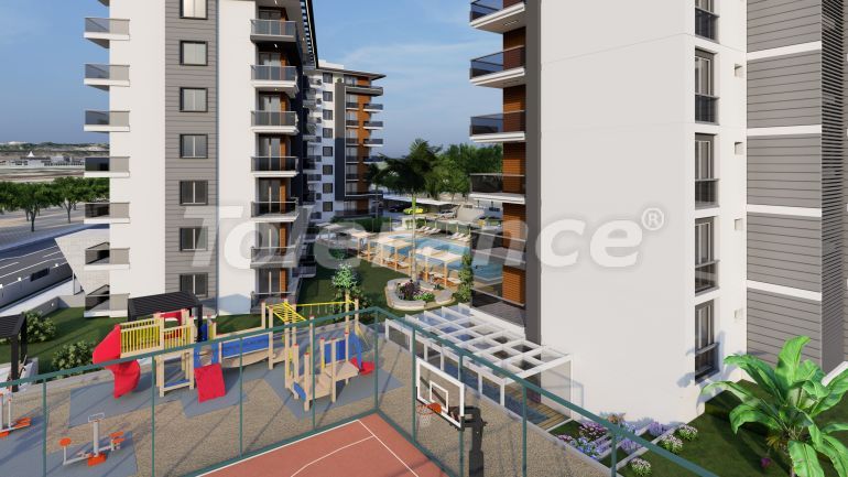 Квартира от застройщика в Алтынташ, Анталия с бассейном: купить недвижимость в Турции - 80178