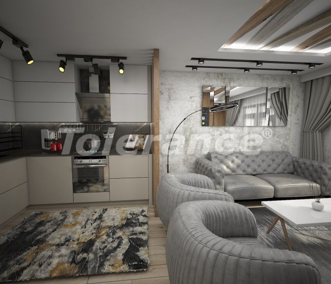 Квартира от застройщика в Алтынташ, Анталия с бассейном в рассрочку: купить недвижимость в Турции - 96169