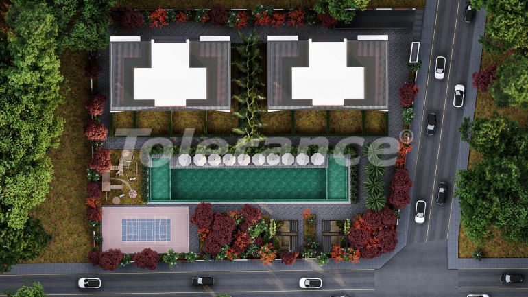 Квартира от застройщика в Алтынташ, Анталия с бассейном: купить недвижимость в Турции - 97934