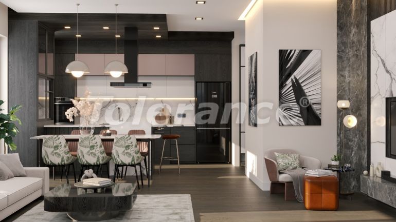 Квартира от застройщика в Анталии с бассейном в рассрочку: купить недвижимость в Турции - 138736