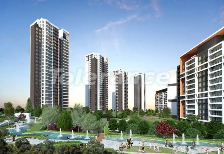 Квартира в Арнавуткёй, Стамбул с бассейном в рассрочку: купить недвижимость в Турции - 7439