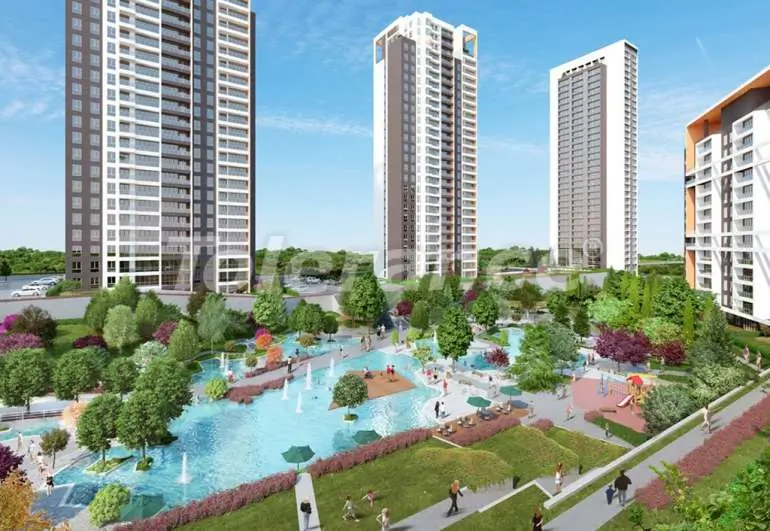 Квартира в Арнавуткёй, Стамбул с бассейном в рассрочку: купить недвижимость в Турции - 7450