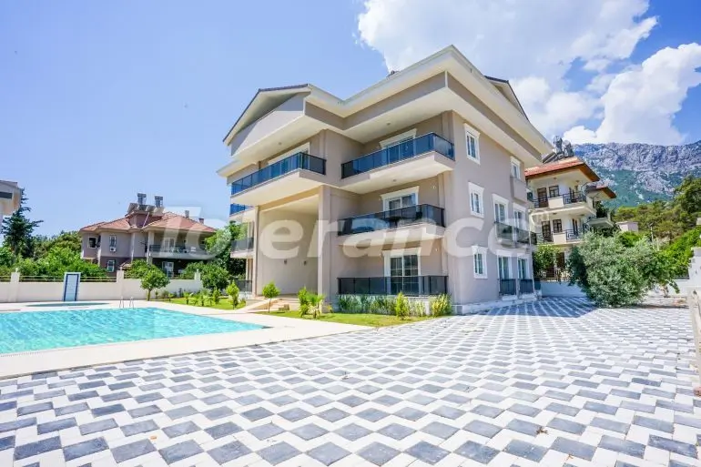 Квартира в Асланбуджак, Кемер с бассейном - 40354 Квартира в Асланбуджак, Кемер с бассейном: купить недвижимость в Турции - 40354