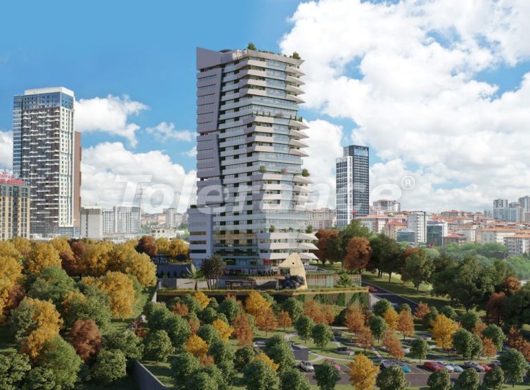 Квартира от застройщика в Аташехире, Стамбул с бассейном: купить недвижимость в Турции - 129184