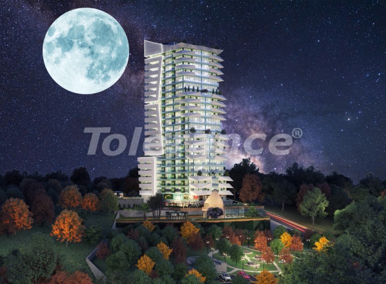 Квартира от застройщика в Аташехире, Стамбул с бассейном: купить недвижимость в Турции - 129195