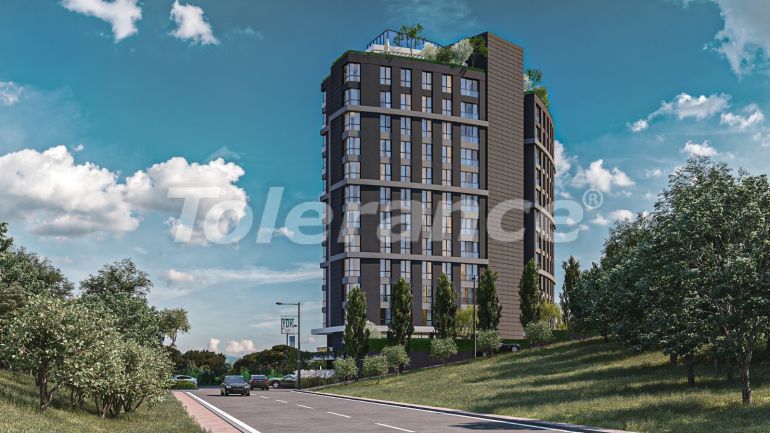 Квартира от застройщика в Аташехире, Стамбул с бассейном: купить недвижимость в Турции - 129579