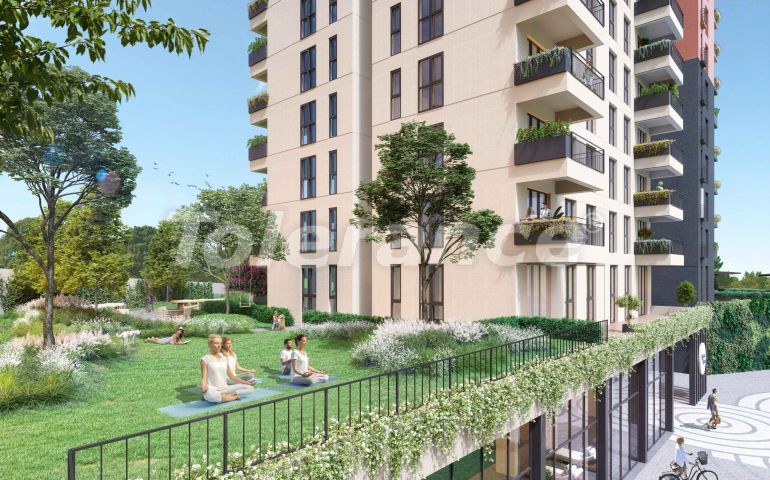 Квартира от застройщика в Аташехире, Стамбул с бассейном: купить недвижимость в Турции - 129871