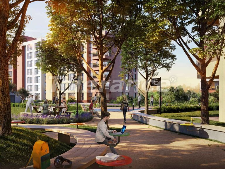 Квартира от застройщика в Аташехире, Стамбул с бассейном: купить недвижимость в Турции - 129874