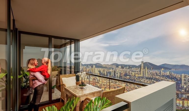 Квартира от застройщика в Аташехире, Стамбул вид на море с бассейном: купить недвижимость в Турции - 130301