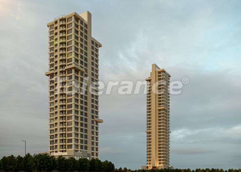 Квартира от застройщика в Аташехире, Стамбул вид на море с бассейном: купить недвижимость в Турции - 130303