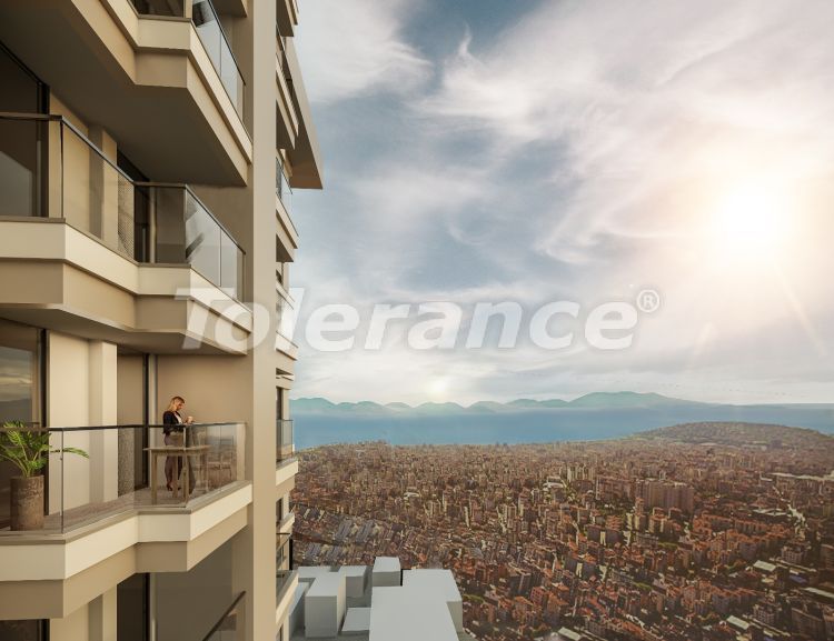 Квартира от застройщика в Аташехире, Стамбул вид на море с бассейном: купить недвижимость в Турции - 130310