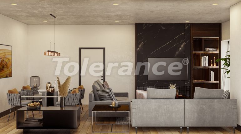 Квартира от застройщика в Аташехире, Стамбул вид на море с бассейном: купить недвижимость в Турции - 130312