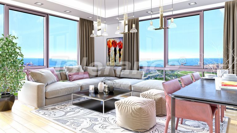 Квартира от застройщика в Авджылар, Стамбул вид на море с бассейном в рассрочку: купить недвижимость в Турции - 133886