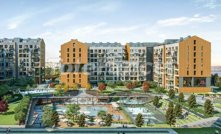 Квартира в Авджылар, Стамбул с бассейном: купить недвижимость в Турции - 25570