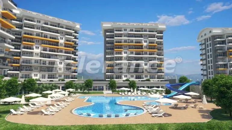 Квартира от застройщика в Авсаларе, Аланья с бассейном в рассрочку - 2874 Квартира от застройщика в Авсаларе, Аланья с бассейном в рассрочку: купить недвижимость в Турции - 2874