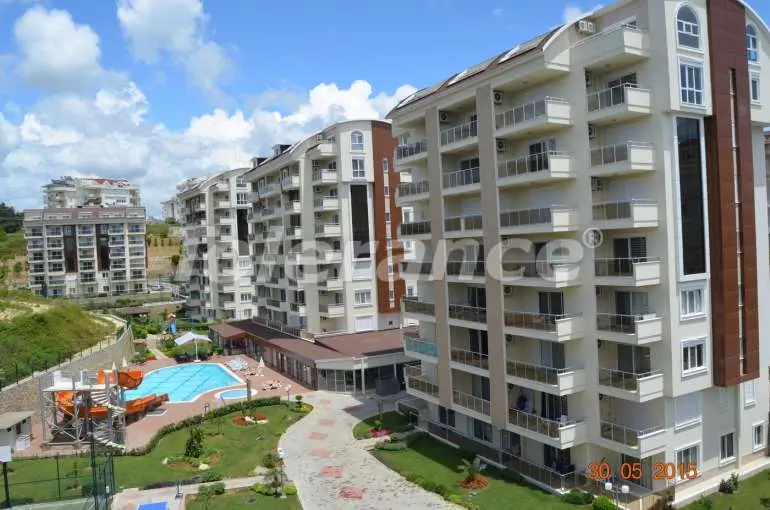 Квартира от застройщика в Авсаларе, Аланья вид на море с бассейном: купить недвижимость в Турции - 3606