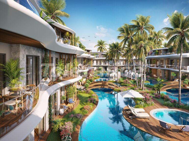 Квартира от застройщика в Авсаларе, Аланья с бассейном: купить недвижимость в Турции - 59075