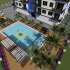 Квартира от застройщика в Авсаларе, Аланья с бассейном в рассрочку: купить недвижимость в Турции - 62912
