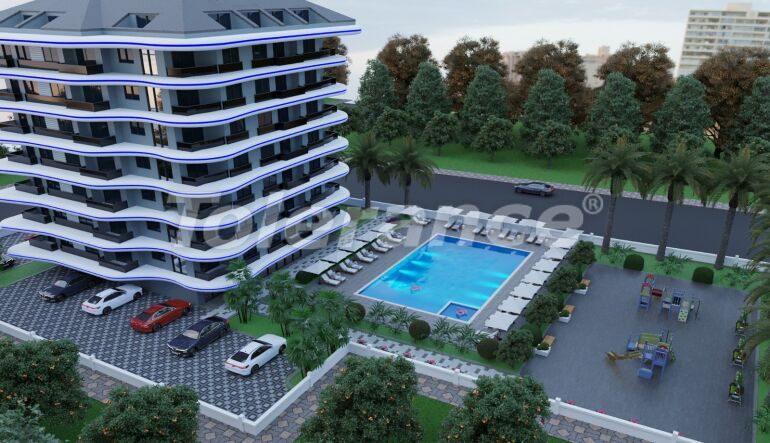 Квартира от застройщика в Авсаларе, Аланья с бассейном в рассрочку: купить недвижимость в Турции - 62925