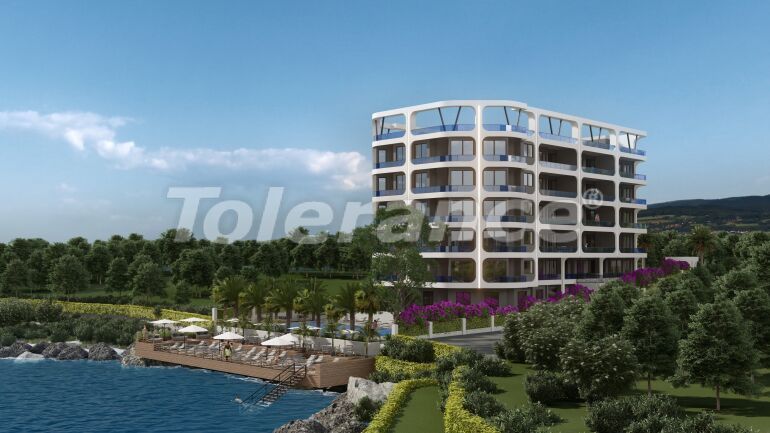 Квартира от застройщика в Аяш, Мерсин, Мерсин вид на море с бассейном: купить недвижимость в Турции - 62470